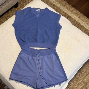 Another Love Blue Women's Short Set